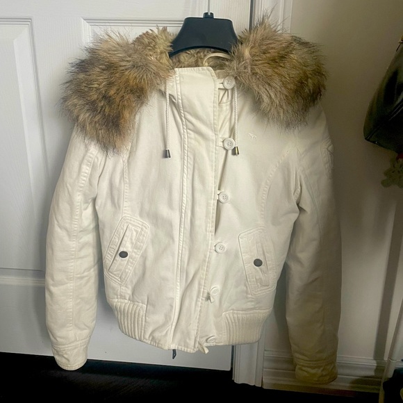 Abercrombie & Fitch Youth M Fur-Lined Parka - Picture 1 of 4